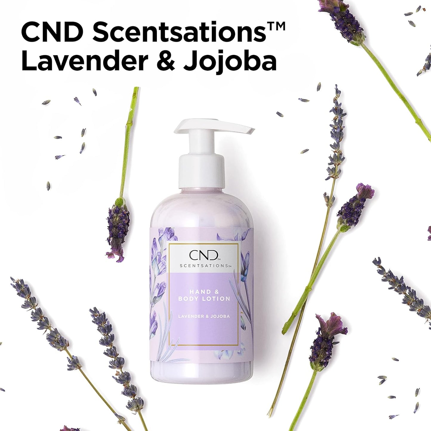 CND センセーション ハンド&ボディローション ラベンダー&ホホバ 245ml