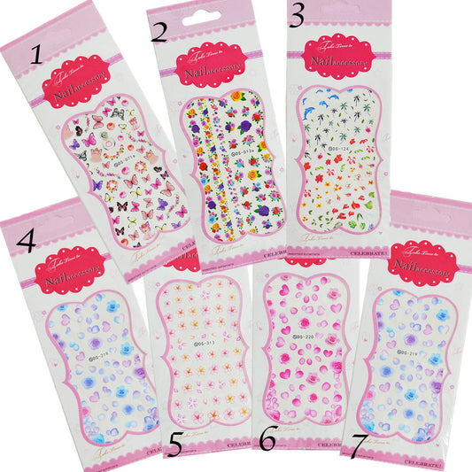 7枚セット♡ネイルシール ウォーターネイルシール♡1枚あたり50円の大特価!