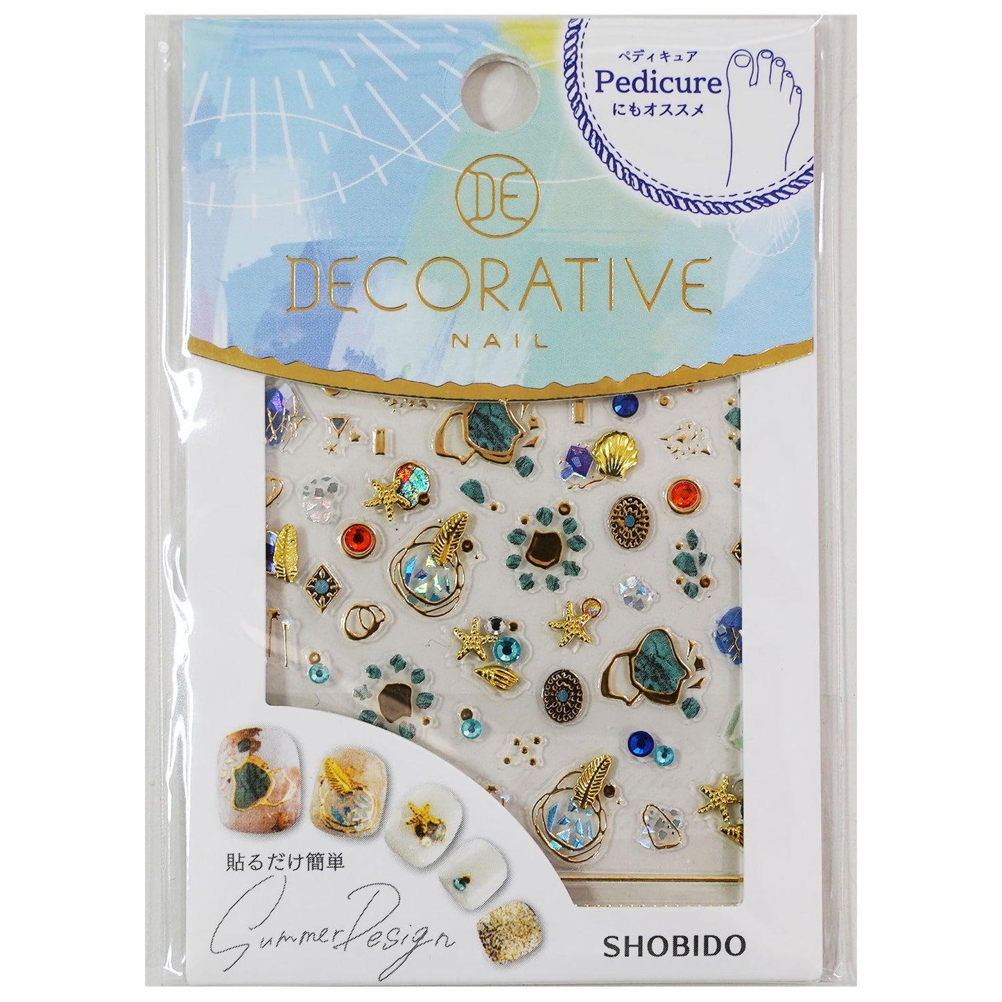 粧美堂 パーツ ネイルシール DECORATIVE NAIL TN43665 Oriental Resort