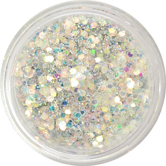 グリッターミックスホログラム GMH-2 シルバー プリンセスジュエリー / ネイル ラメ グリッター ホログラム