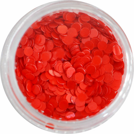 丸ホロ レッド 2mm amazonやメルカリでも人気の丸ホログラム / ネイル ラメ グリッター ホログラム