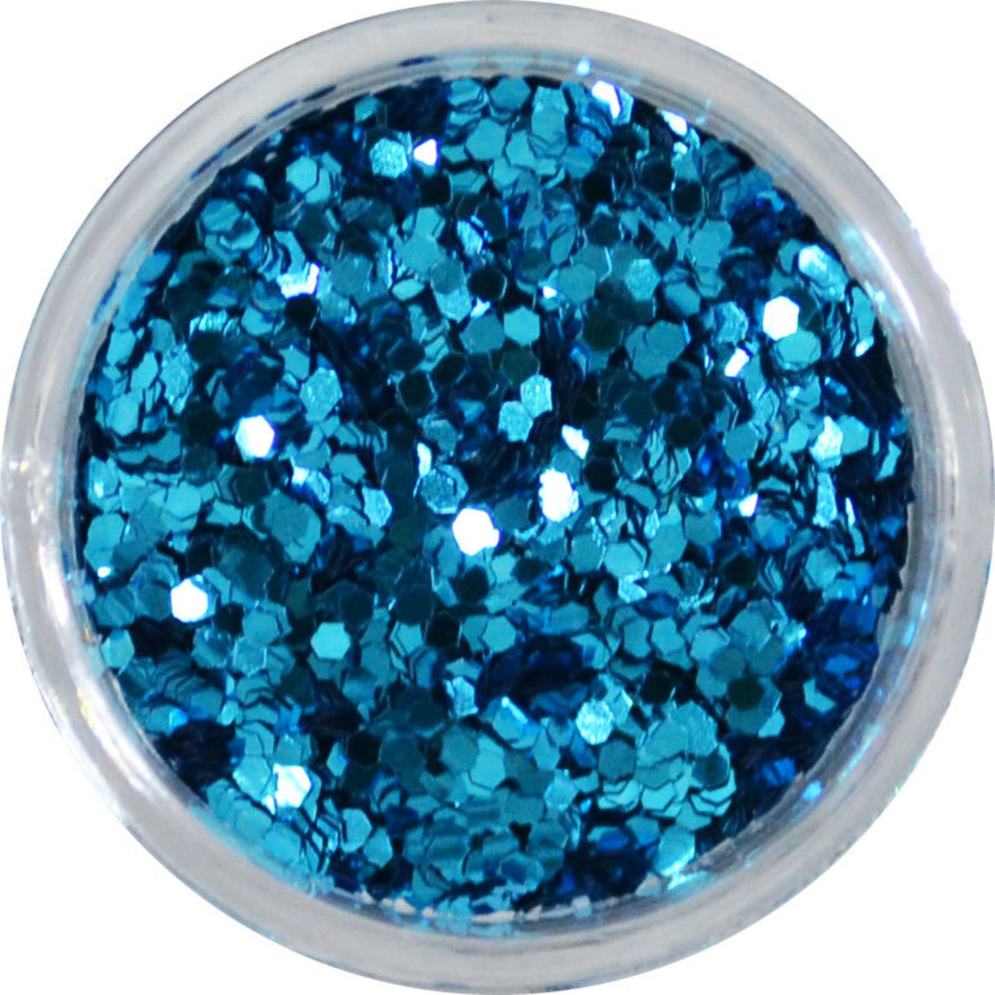 六角ホロ ヘキサゴン メタリック ホログラム hm11 オーシャンブルー 1mm プリンセスジュエリー / ネイル ラメ グリッター ホログラム