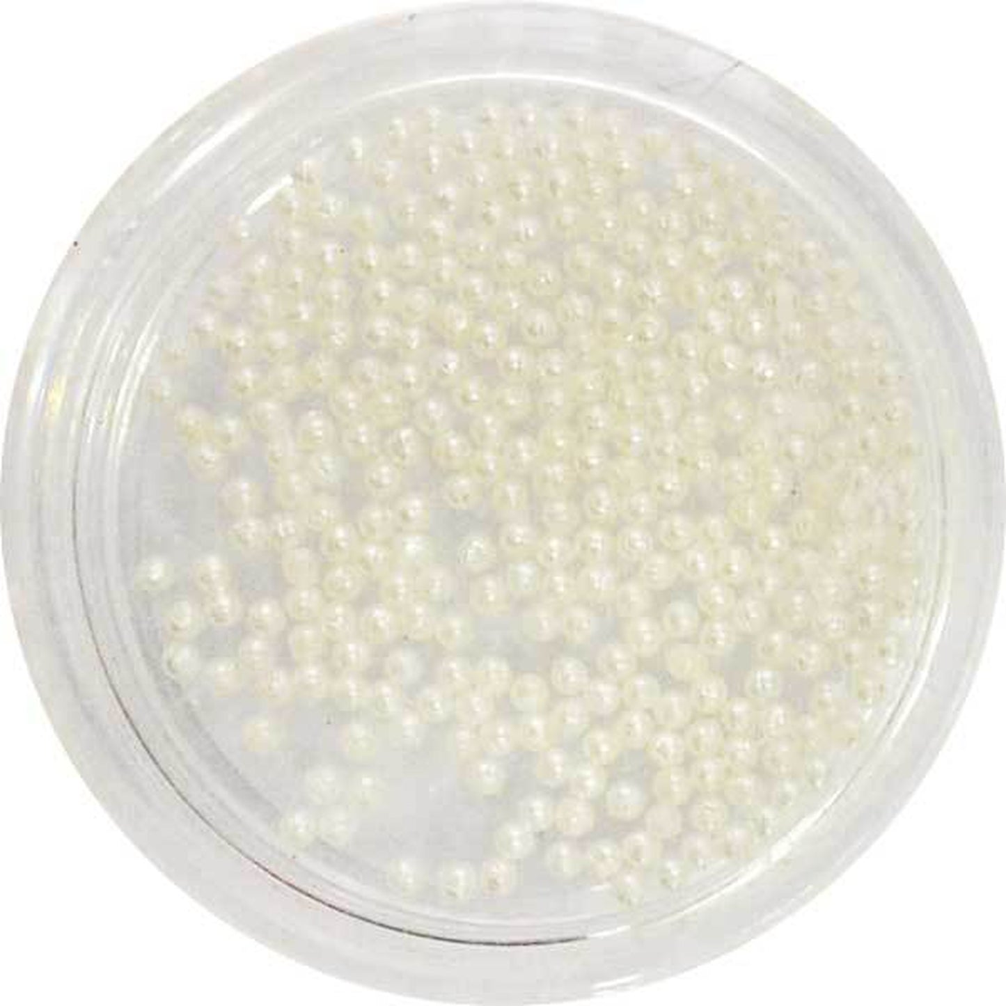 球体パール 1㎜ 約100粒 丸いプラスチックケース入り
