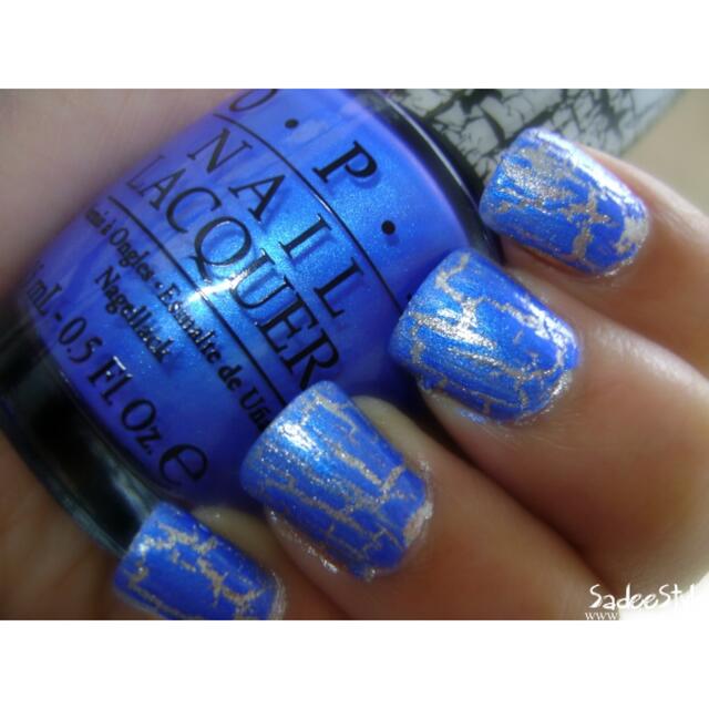 OPI オーピーアイ ネイルラッカー E56 Blue Shatter(ブルーシャッター)