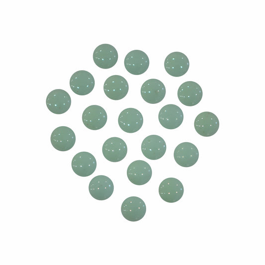 アクリルストーン 15粒 キャンディーストーン 03 クリームソーダ  ラウンド 4㎜  半丸パール ネイルストーン