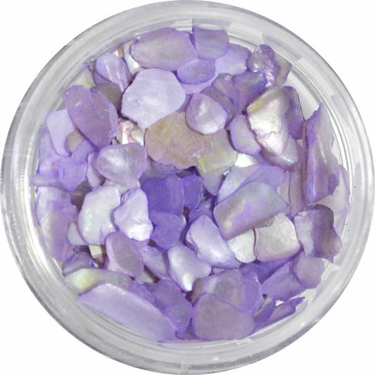 シェルストーン 07 ウィステリアブルー 丸いプラスチックケース入り 約1.5g