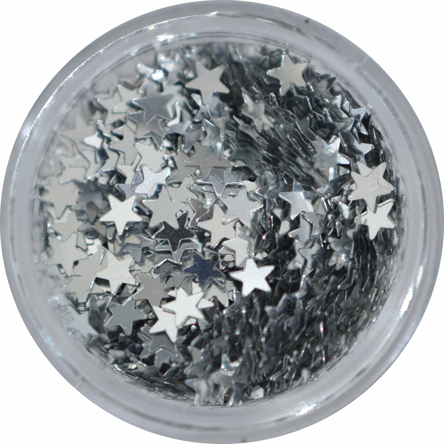 星の形のホログラム ホログラムスター 3mm シルバー / ネイル ラメ グリッター ホログラム