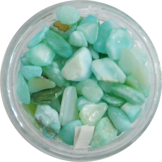 天然貝殻 大粒シェルパーツ NATSHELL002 アマゾナイト