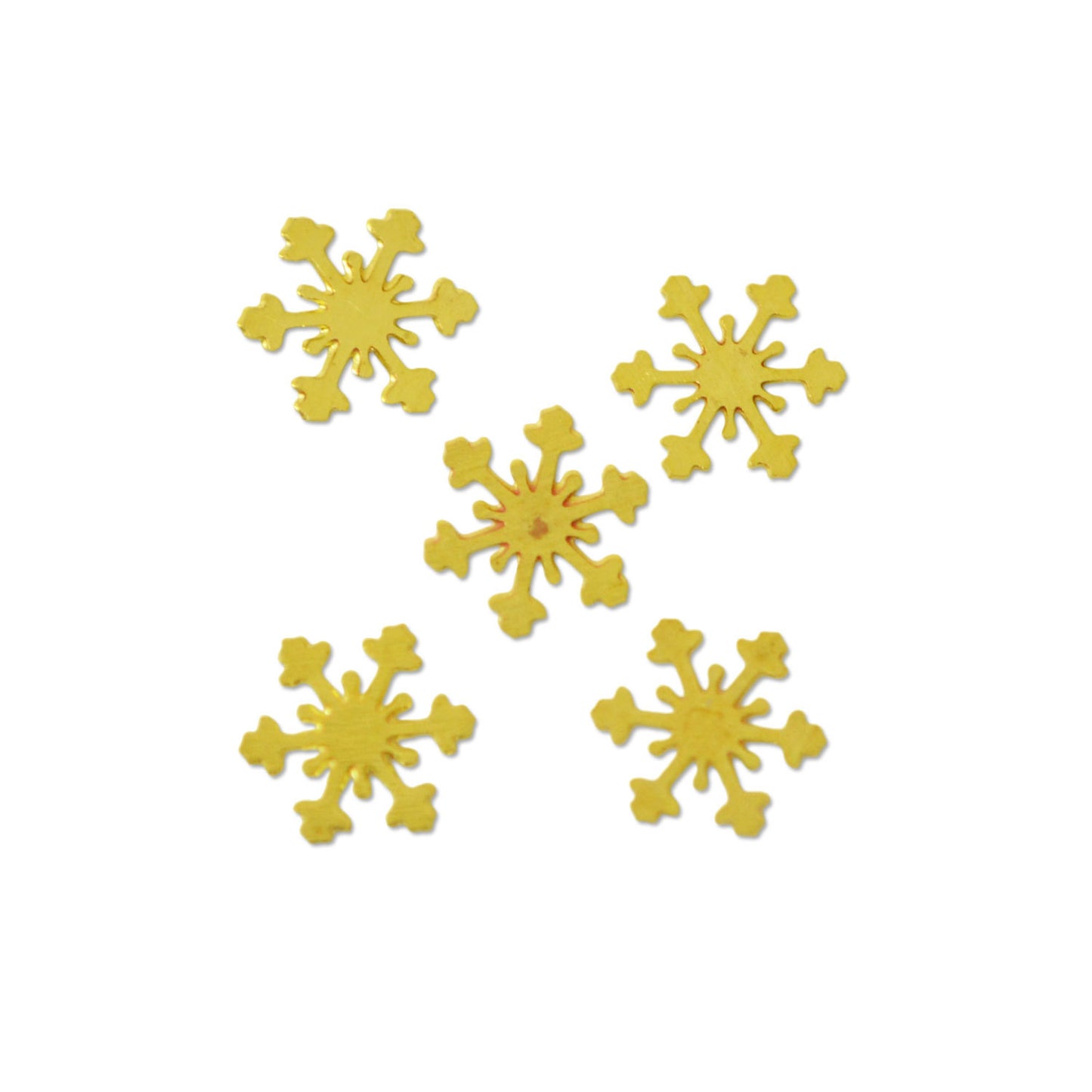 メタルパーツ SNOW 雪の結晶S 3mm×3mm ゴールド20p mp10051