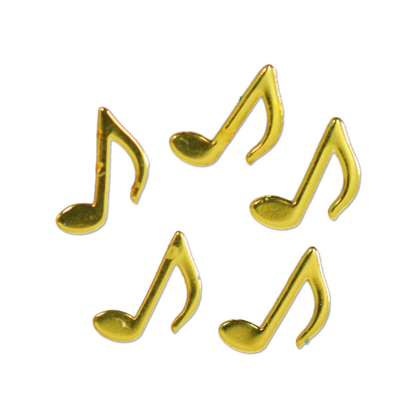 メタルパーツ/ミュージック 音符 おたまじゃくし4mm×5mm(ゴールド)/20p入りmp10025