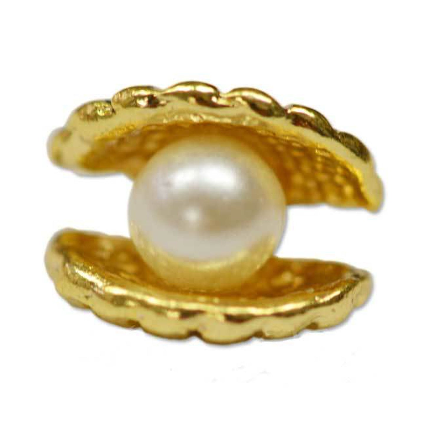 ジュエリーパーツ パールinシェル 2個入り MP0038 pearl in shell 10mm×8mm