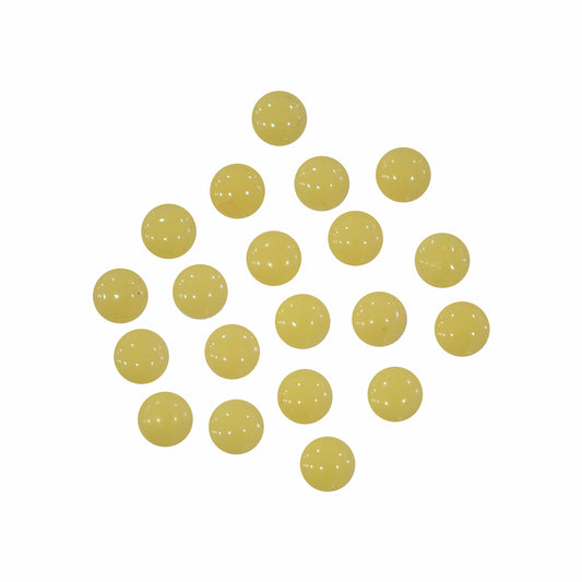 アクリルストーン 15粒 キャンディーストーン 07 ミルクティー  ラウンド 4㎜  半丸パール ネイルストーン