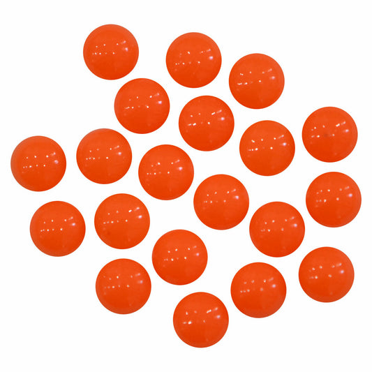 ラインストーン 15粒  ラウンド 4mm サマーネイル 07 コーラルオレンジ アクリルストーン 半丸