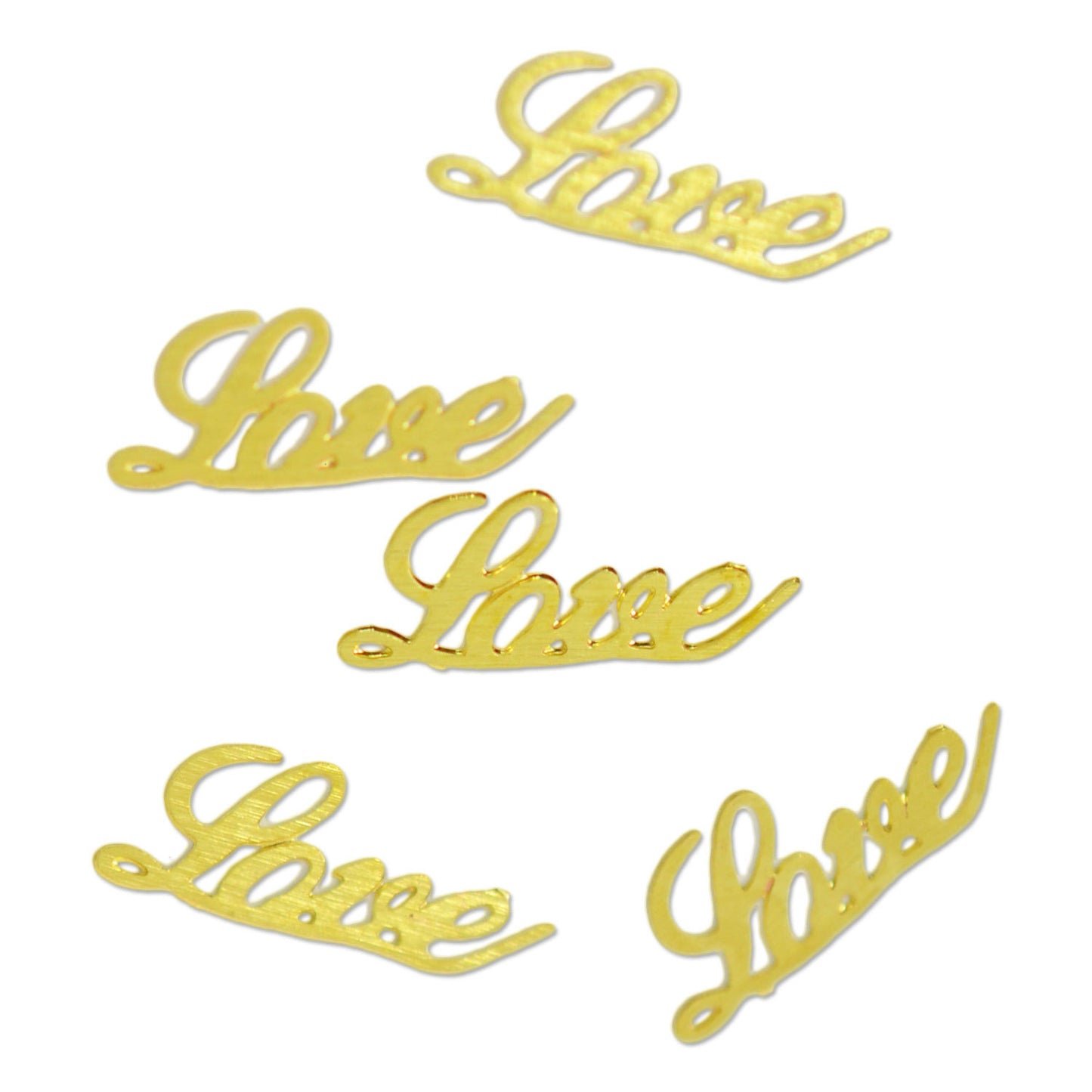 メタルパーツ Love 筆記体 3mm×8mm ゴールド20p入り mp10005