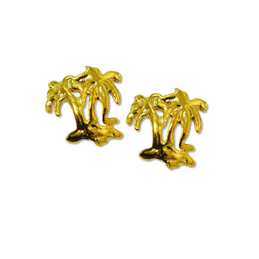 ジュエリーメタルパーツ パームツリー  2個入りparmtree-JWGD ゴールド 7mm×6mm