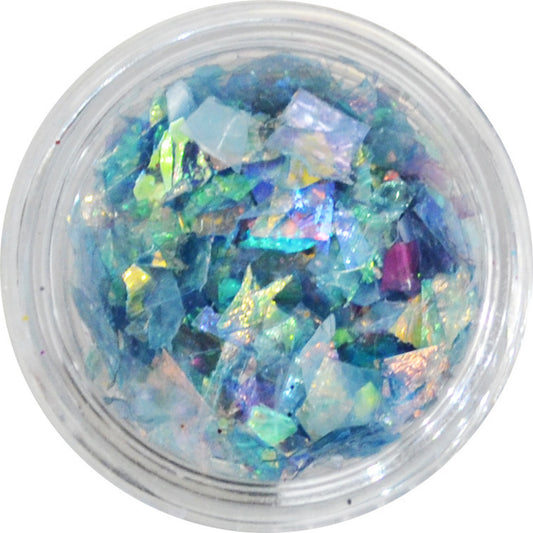 乱切り リフェクションオーロラホログラム ダークアクア PC15