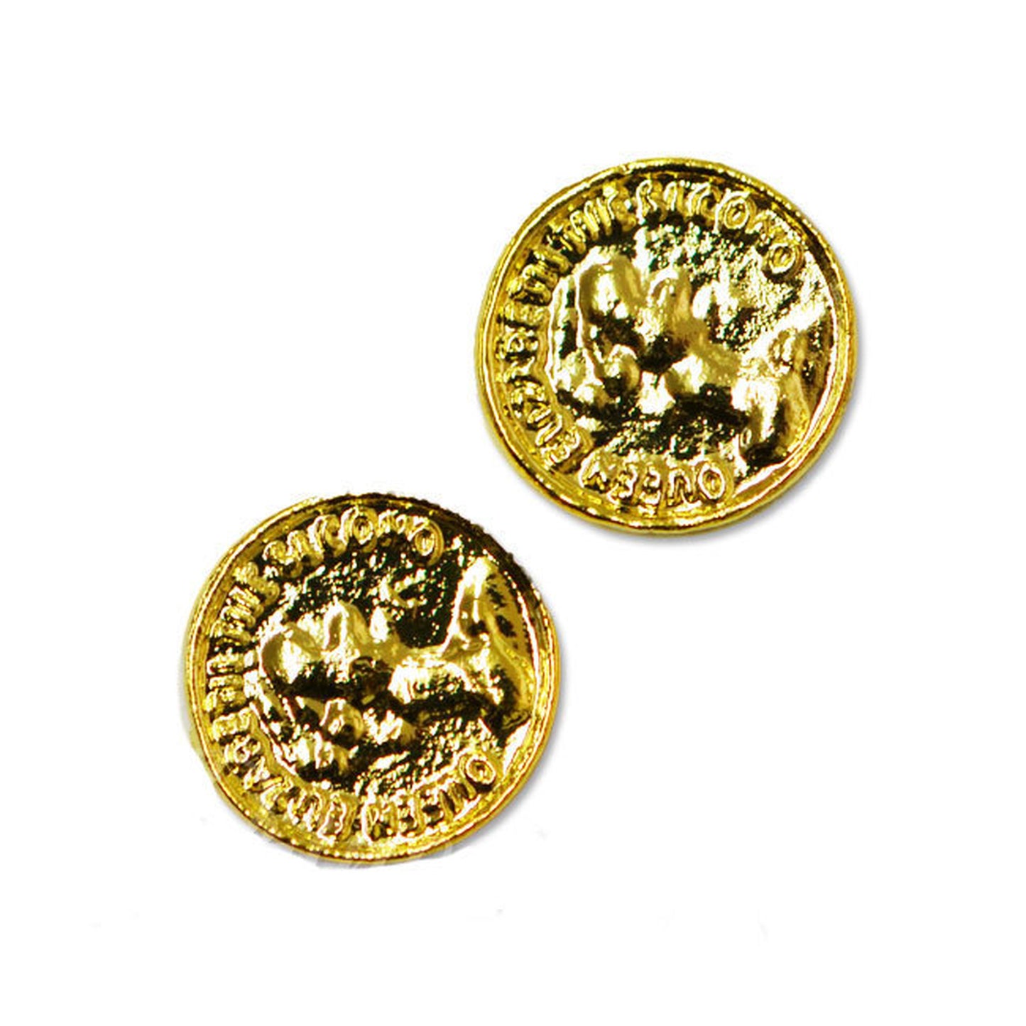 メタルパーツ コインL 2個入り(Coin L)ゴールド 7mm×7mm