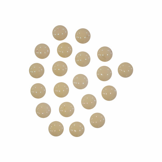 アクリルストーン 15粒 キャンディーストーン 04 いちごみるく  ラウンド 4㎜  半丸パール ネイルストーン