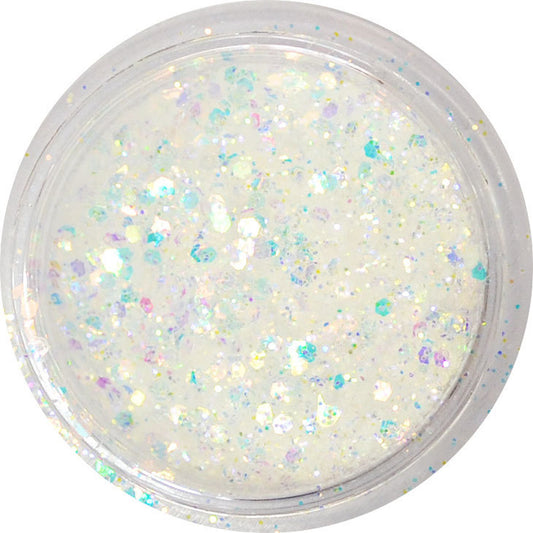 グリッターミックスホログラム GMH-1 スノウホワイト プリンセスジュエリー / ネイル ラメ グリッター ホログラム