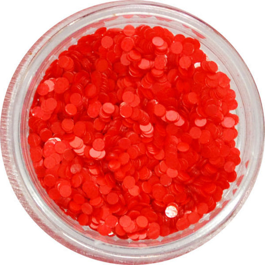 丸ホロ レッド 1mm amazonやメルカリでも人気の丸ホログラム / ネイル ラメ グリッター ホログラム