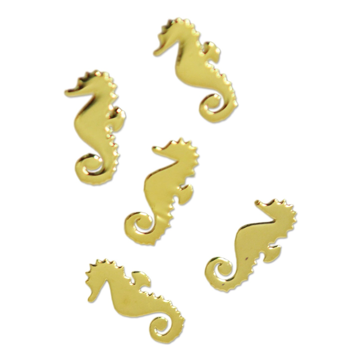 メタルパーツ タツノオトシゴ sea horse 3×6mm ゴールド 20p入り mp10027