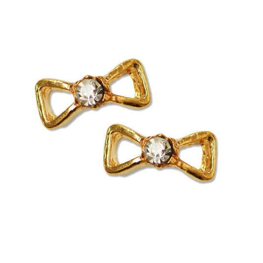 ネイルジュエリー ジュエルリボン ゴールド 2個入りMP0064 /jewel rich gold 9mm×4mm