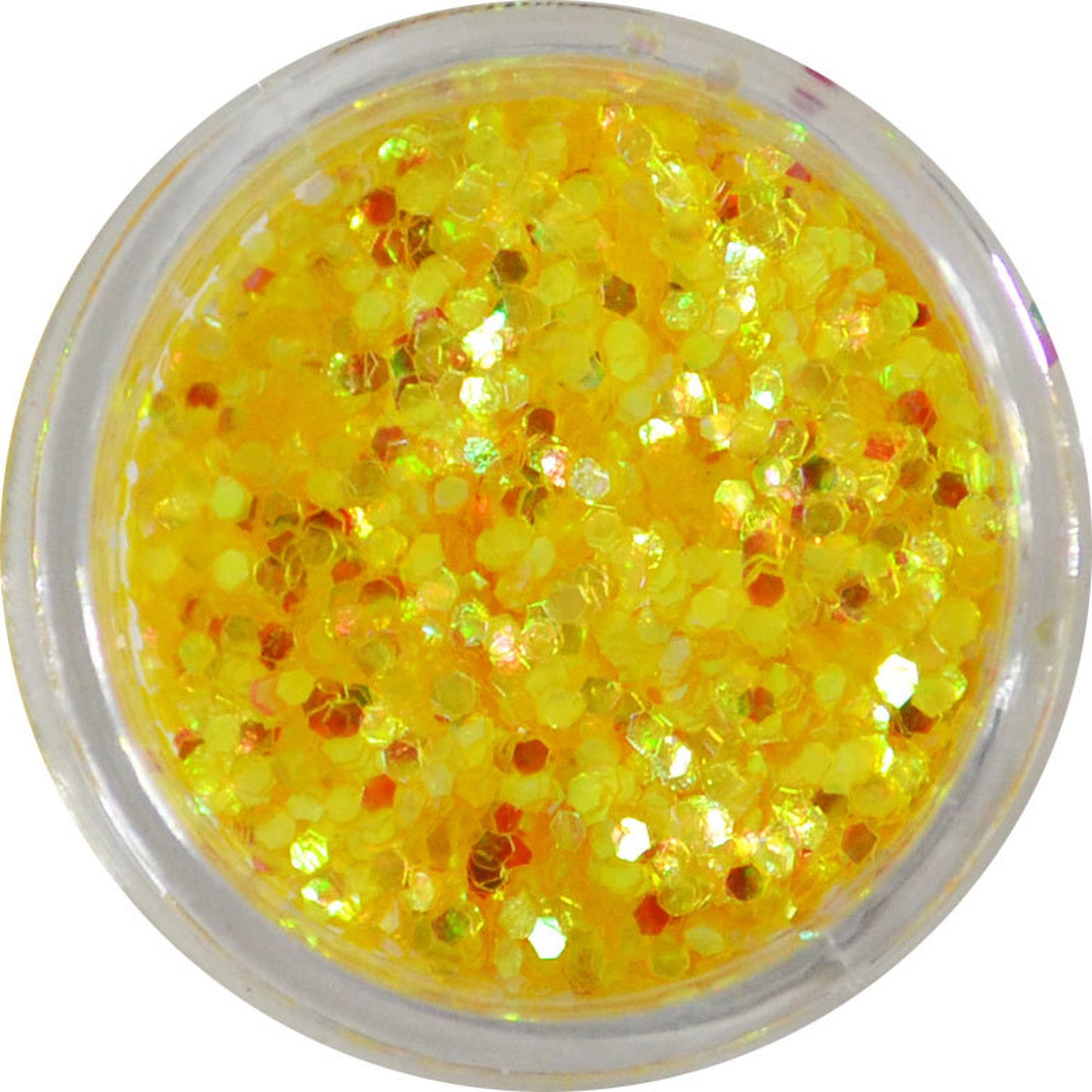 六角ホログラム ha04 イエロー 1mm / ネイル ラメ グリッター ホログラム