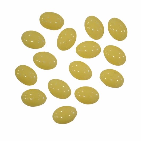 アクリルストーン 15粒 キャンディーストーン 07 ミルクティー オーバル 5㎜×7㎜ 楕円 ネイルストーン