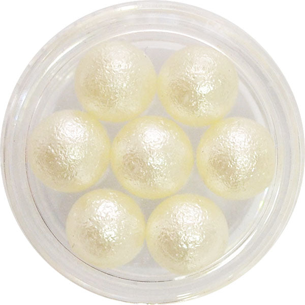 球体 コットンパール 8㎜ 約7粒 丸いプラスチックケース入り