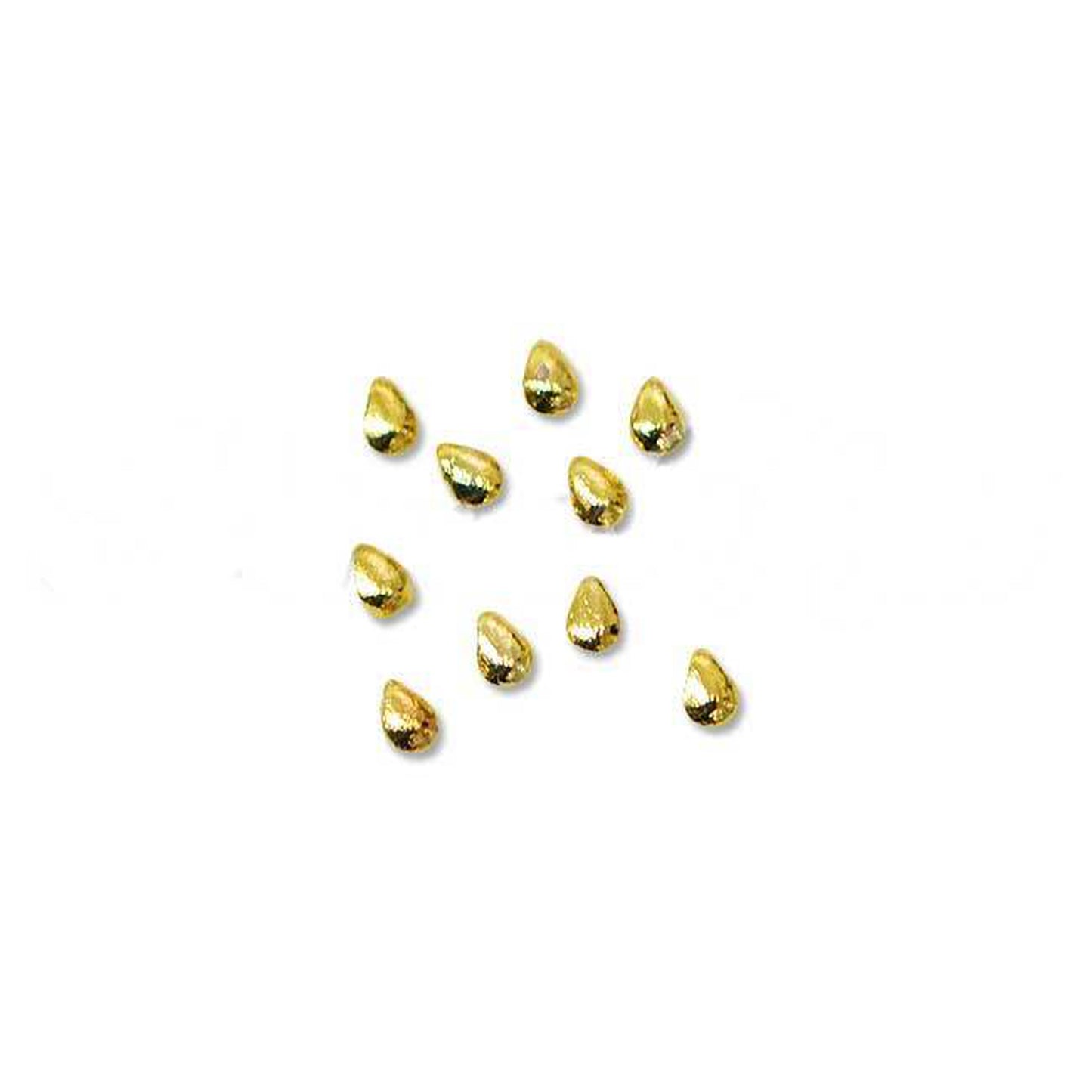 メタルスタッズ しずくS 1.5mm×2mm MP0066 ゴールド 20粒