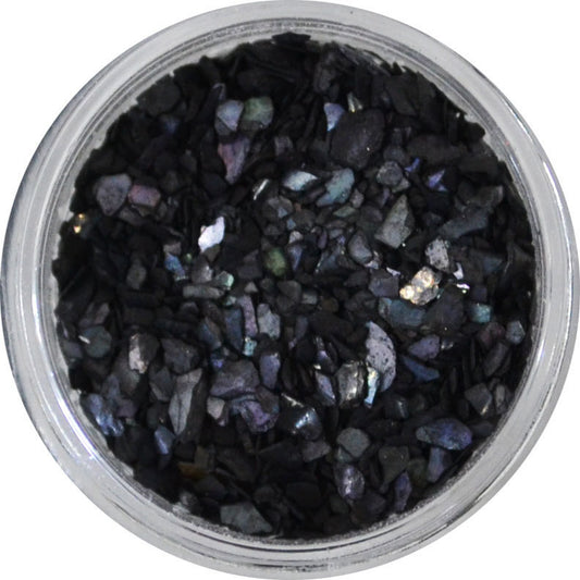 クラッシュシェル ブラック SH14 プリンセスジュエリー ネイル シェル