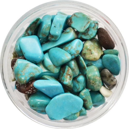 天然石ストーン Natural stone 006 ターコイズカラー トルコ石/4g入り
