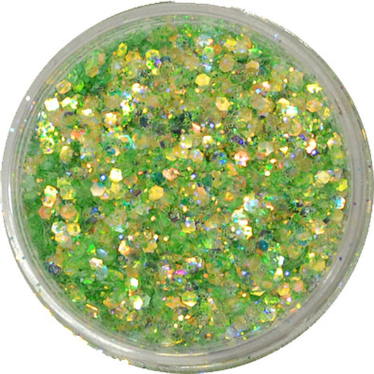 グリッターミックスホログラム GMH-29 クリームソーダ プリンセスジュエリー / ネイル ラメ グリッター ホログラム