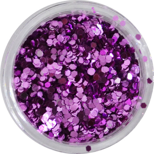 六角ホロ ヘキサゴン メタリック ホログラム hm10 グレープ 1mm プリンセスジュエリー / ネイル ラメ グリッター ホログラム