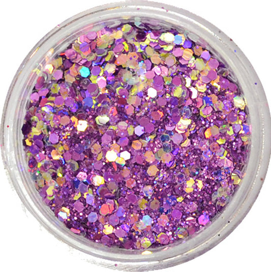 グリッターミックスホログラム GMH-12 バイオレット プリンセスジュエリー / ネイル ラメ グリッター ホログラム