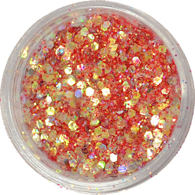 グリッターミックスホログラム GMH-36 キャンディーレッド プリンセスジュエリー / ネイル ラメ グリッター ホログラム
