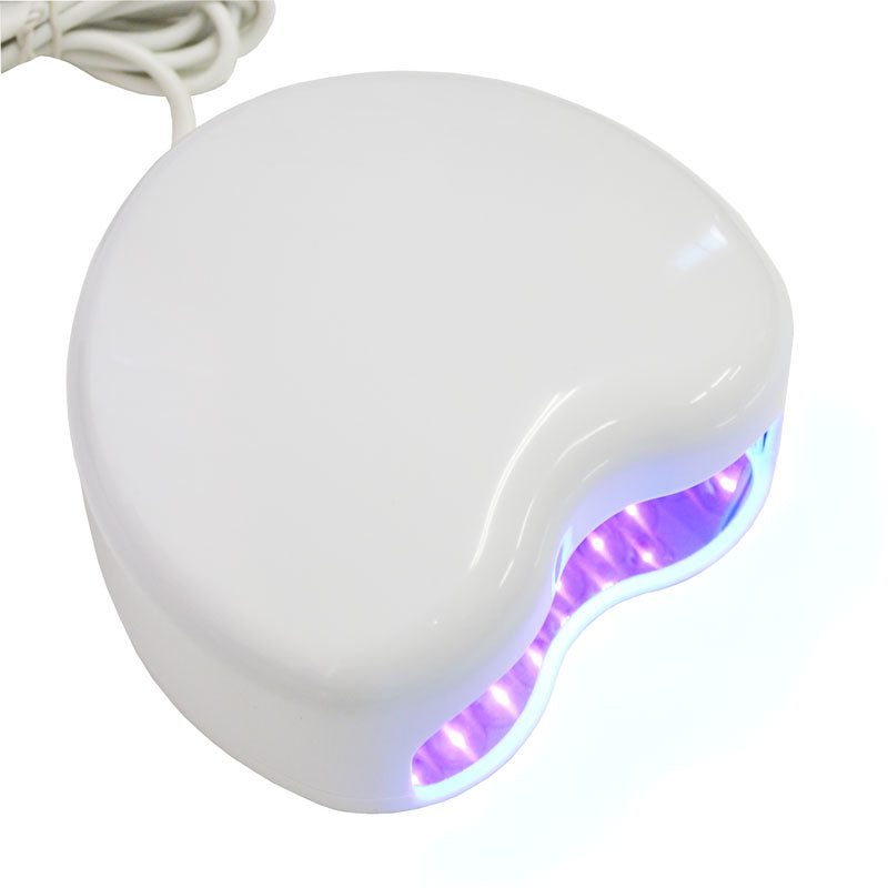 ジェルネイル用LEDライト(White)ハート形/省電力