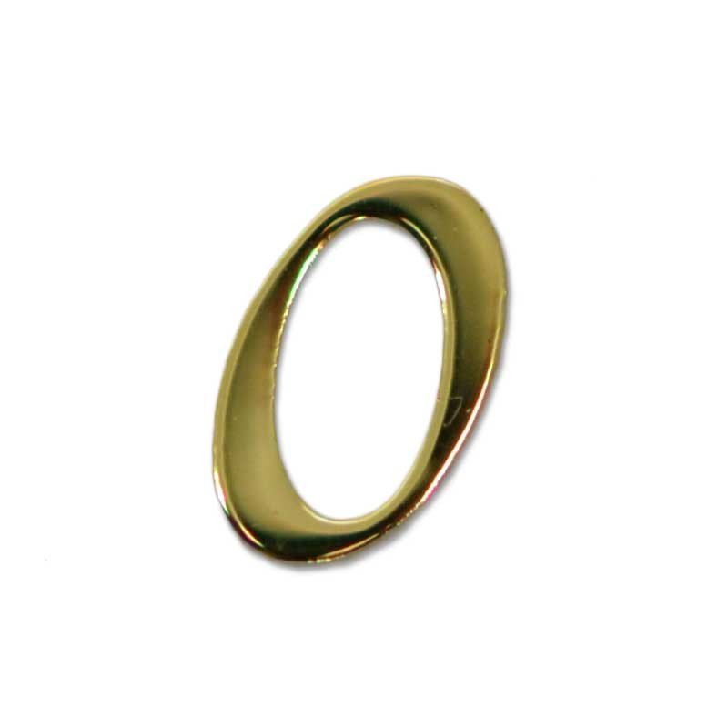 0/零/zero/数字のメタルパーツ 3mmx4mm /10枚