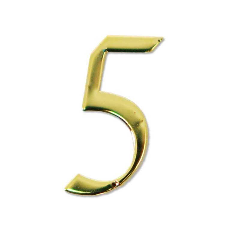 5/五/five/数字のメタルパーツ 3mmx5mm /10枚