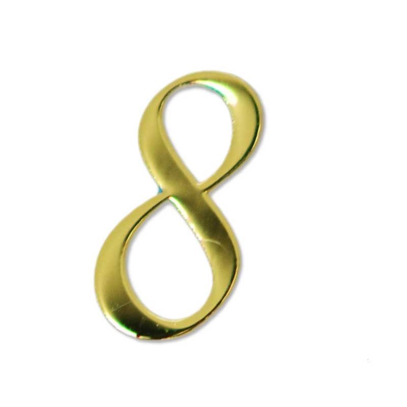 8/八/eight/数字のメタルパーツ 3mmx5mm /10枚