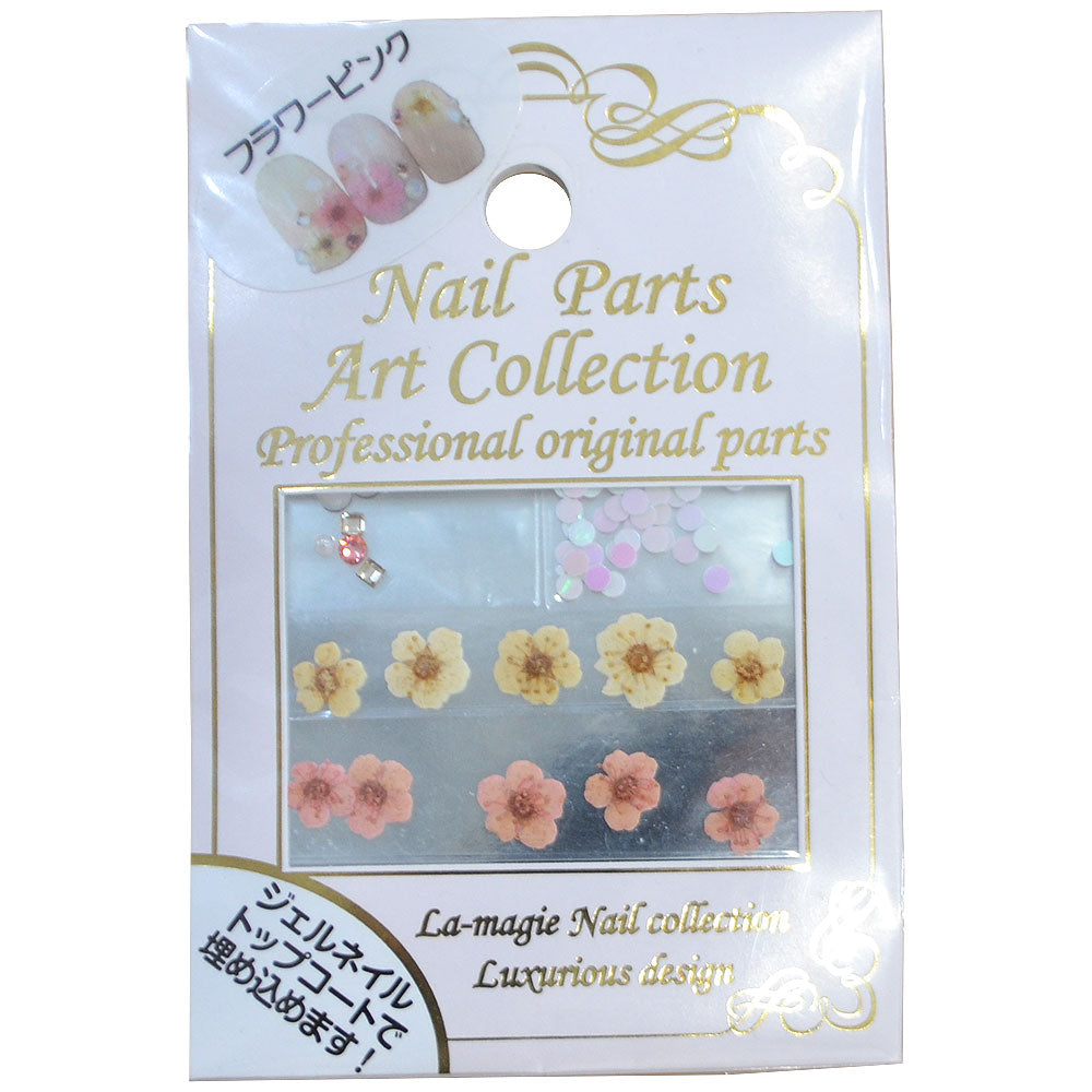 La magie Nail Parts Art Collection GA214 フラワーピンク