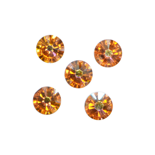 スワロフスキーラインストーン ノンホットフィックス ライトピーチAB オーロラエフェクト