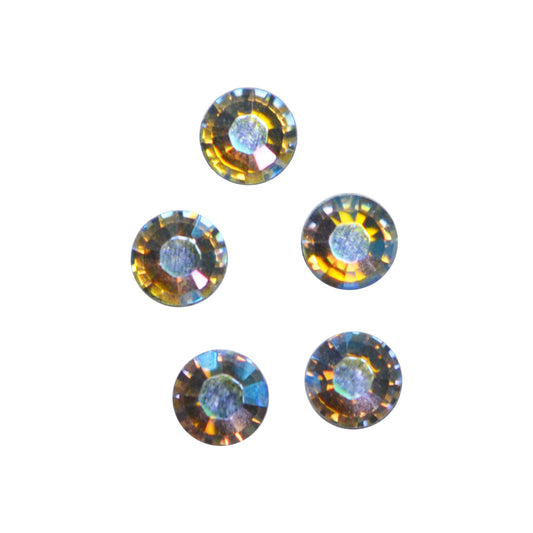 スワロフスキーラインストーン ノンホットフィックス ライトサファイアAB オーロラエフェクト