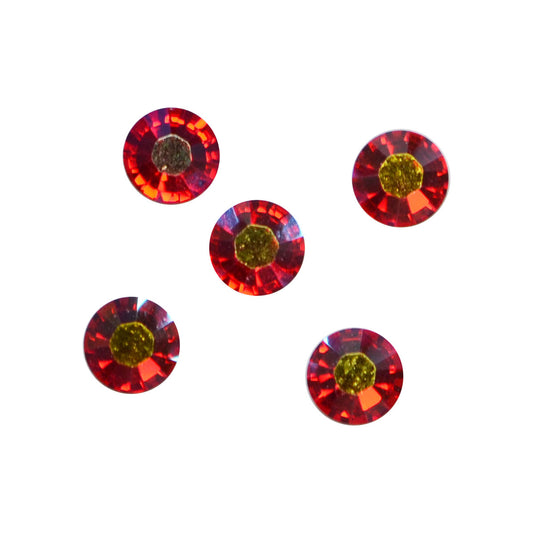 スワロフスキーラインストーン ノンホットフィックス ライトシャムAB オーロラエフェクト