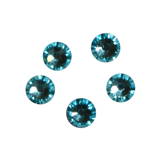 スワロフスキーラインストーン ノンホットフィックス ライトターコイズ