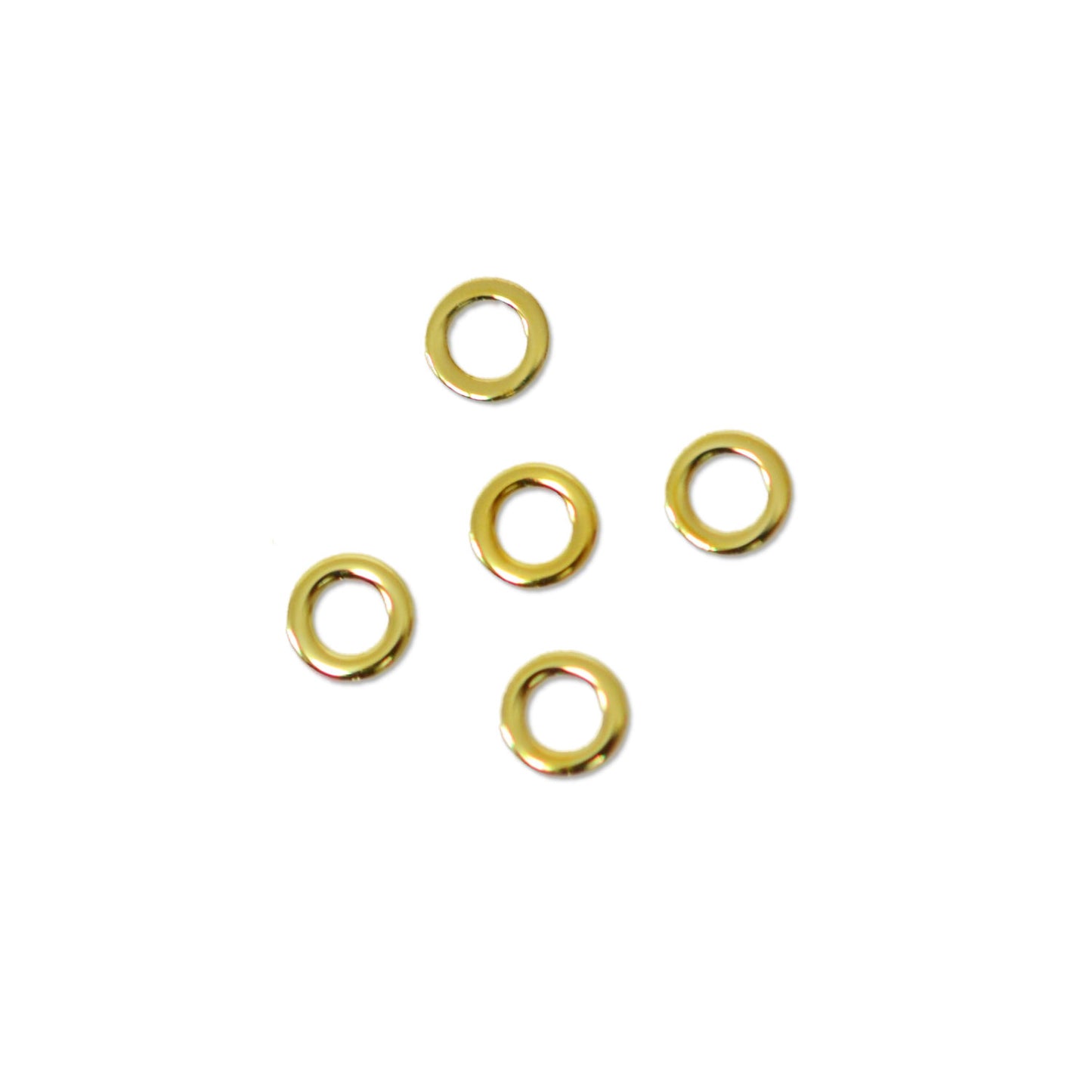 メタルパーツ ラウンド mpf0013 丸形 外寸約3mm/内寸約2mm ゴールド 20個入り