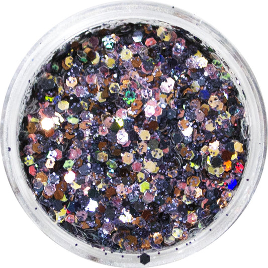 グリッターミックスホログラム GMH-22 ミッドナイトブルー プリンセスジュエリー / ネイル ラメ グリッター ホログラム