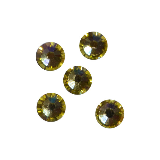 スワロフスキーラインストーン ノンホットフィックス ルミナスグリーン