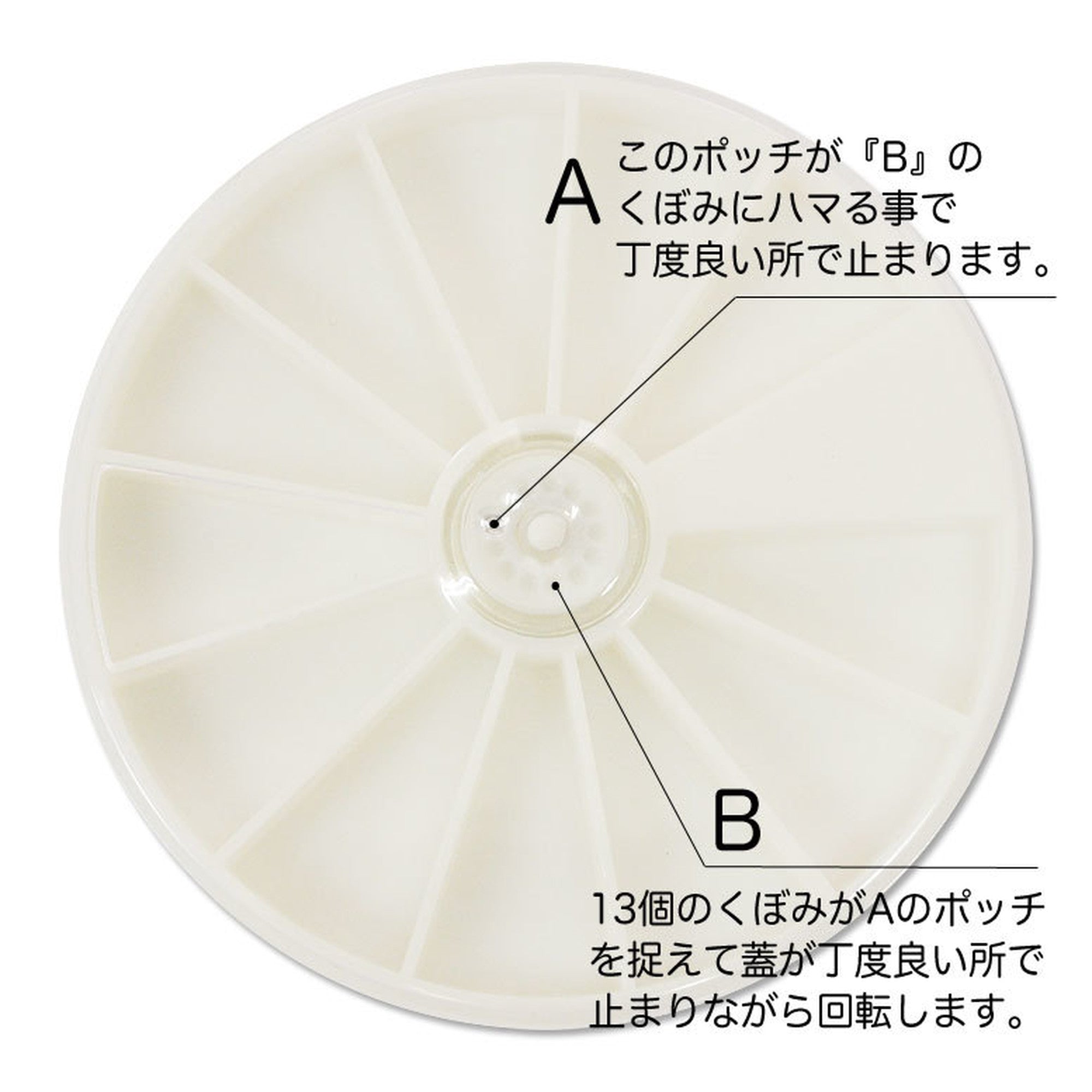 ネイルパーツケース 回転スライド式ネイルパーツケース スワロフスキー