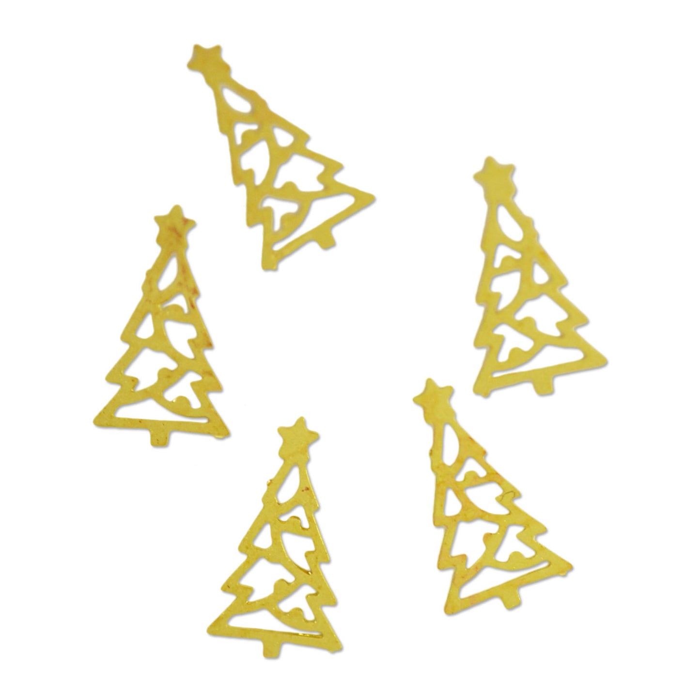 メタルパーツ　クリスマスツリー トール　christmas tree　L 4×7ｍｍ　ゴールド 20p入り mp10044